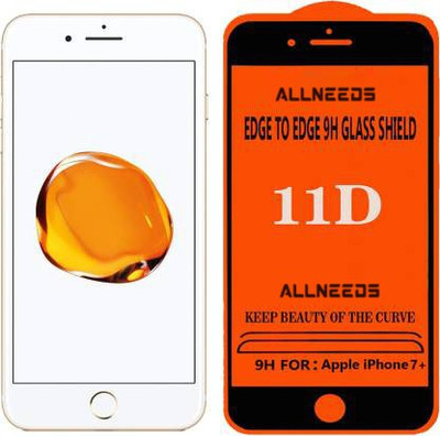 ALLNEEDS Edge To Edge Tempered Glass for Iphone 7 plus - Edge to Edge Tempered Glass(Pack of 1)