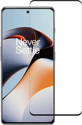 9H Edge To Edge Tempered Glass for OnePlus 11R 5G-Sensitive touch,9H Hardness, Anti-Scratch Edge to Edge Full Glue Mobile Screen protector with Wet & dry Wipes(Pack of 1)