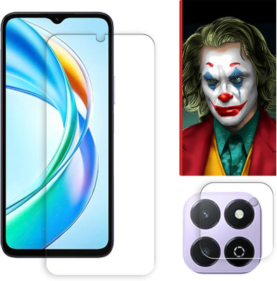 SOMTONE Edge To Edge Tempered Glass for Honor Play9A 4G Tempered Glass Screen Protector | Anti-Scratch | Edge to Edge Full Coverage | 9H Hardness ( 1 FRONT SCREEN GUARD + 1 CAMERA LENS PROTECTOR + 1 FREE BACK EMBOSSED SKIN026 )(Pack of 1) SOMTONE Edge To Edge Tempered Glass for Honor Play9A 4G Tempered Glass Screen Protector | Anti-Scratch | Edge to Edge Full Coverage | 9H Hardness ( 1 FRONT SCREEN GUARD + 1 CAMERA LENS PROTECTOR + 1 FREE BACK EMBOSSED SKIN026 )(Pack of 1)