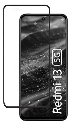 DSCASE Edge To Edge Tempered Glass for Redmi 13 5g, Redmi 13 5G(Pack of 1)