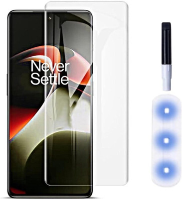 mobinix Edge To Edge Tempered Glass for OnePlus 11 5G, OnePlus 11R 5G, OnePlus 10 Pro 5G, OnePlus 9 Pro 5G, Full Adhesive UV Curved Screen Guard, Case Friendly with installation kit & Guide(Pack of 1)