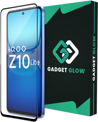 Gadget Glow Edge To Edge Tempered Glass for IQOO Z10 Lite 5G, IQOO Z10 Lite(Pack of 1)