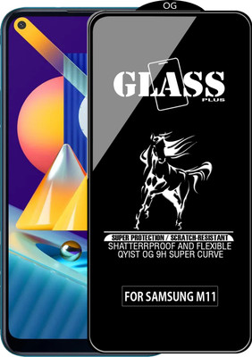 Qyist Edge To Edge Tempered Glass for SAMSUNG GALAXY M11(Pack of 1)
