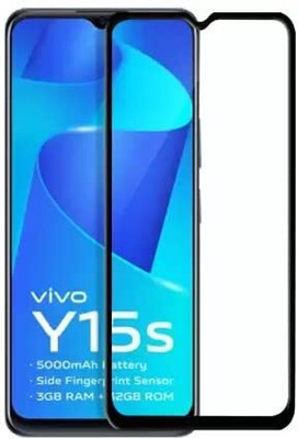 iCopertina Edge To Edge Tempered Glass for VIVO Y15s(Pack of 1)