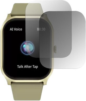 Aleena Edge To Edge Tempered Glass for Fire-Boltt Hunter SMARTWATCH 0.1072(Pack of 2)