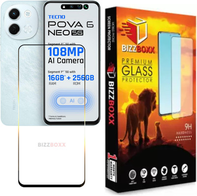 BizzBoxx Edge To Edge Tempered Glass for Tecno POVA 6 NEO 5G, Pova 6 Neo, POVA 6Neo, 6 Neo, Precise Curved Edges, Scratch Guard, temper glass guard, screen guard, temper glass(Pack of 1) BizzBoxx Edge To Edge Tempered Glass for Tecno POVA 6 NEO 5G, Pova 6 Neo, POVA 6Neo, 6 Neo, Precise Curved Edges, Scratch Guard, temper glass guard, screen guard, temper glass(Pack of 1)
