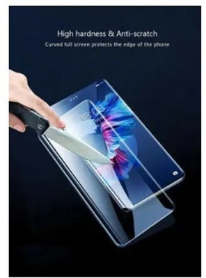 MAFAI Edge To Edge Tempered Glass for vivo X50 Pro, Meibo Series 3D Curved High Quality UV Liquide Glue Glass with Easy Installation(Pack of 1)