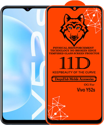 CRodible Edge To Edge Tempered Glass for Vivo Y52s(Pack of 1)