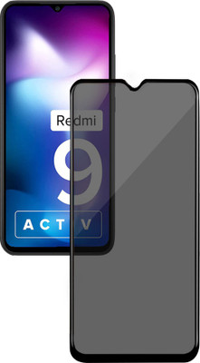 HUPSHY Edge To Edge Tempered Glass for Redmi 9(Pack of 1)