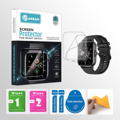 ARBAN Edge To Edge Tempered Glass for Maxima Max Pro Bold 1.81 inch Smartwatch 2 PROTECTOR + 2 WIPES + 2 DUST REMOVAL STICKER + 1 WIPER(Pack of 2) ARBAN Edge To Edge Tempered Glass for Maxima Max Pro Bold 1.81 inch Smartwatch 2 PROTECTOR + 2 WIPES + 2 DUST REMOVAL STICKER + 1 WIPER(Pack of 2)