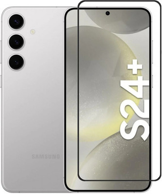 EITANSHA CREATION Edge To Edge Tempered Glass for Samsung Galaxy S24 Plus, Samsung Galaxy S25 Plus(Pack of 1)