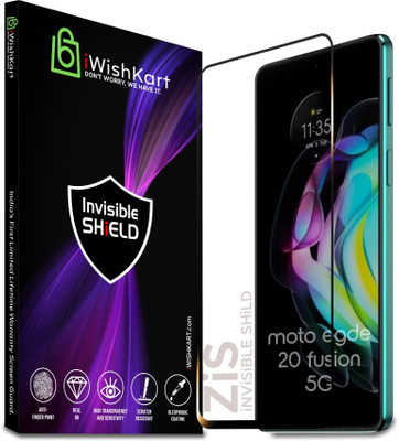 iWishKart Edge To Edge Tempered Glass for MOTOROLA Edge 20 Fusion, MOTOROLA Edge 20 Fusion 5G, MOTOROLA Moto Edge 20 Fusion 5G, MOTOROLA Moto Edge 20 Fusion 5G, MOTOROLA edge 20 fusion 5g(Pack of 1)