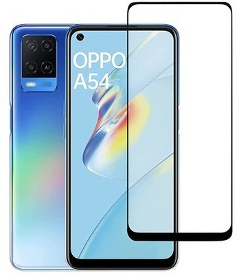 ChutPutMart Edge To Edge Tempered Glass for Oppo A54(Pack of 1)
