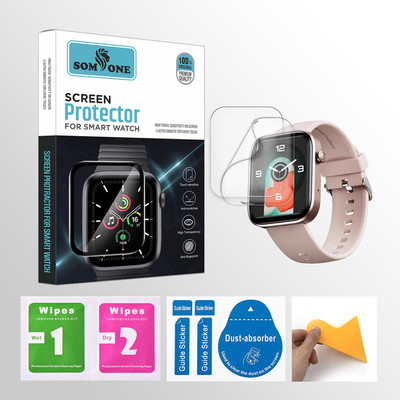 SOMTONE Edge To Edge Tempered Glass for boAt Storm Call 2 1.83 inch Smartwatch 2 PROTECTOR + 2 WIPES + 2 DUST REMOVAL STICKER + 1 WIPER(Pack of 2) SOMTONE Edge To Edge Tempered Glass for boAt Storm Call 2 1.83 inch Smartwatch 2 PROTECTOR + 2 WIPES + 2 DUST REMOVAL STICKER + 1 WIPER(Pack of 2)