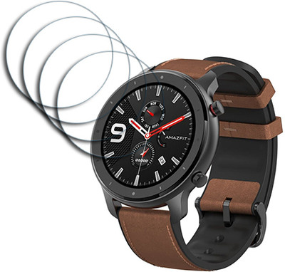 ARBAN Edge To Edge Tempered Glass for Amazfit GTR 47mm SMARTWATCH SCREEN GUARD(Pack of 4)