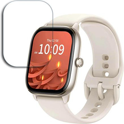 SOMTONE Edge To Edge Tempered Glass for Amazfit GTS 4 mini SMARTWATCH SCREEN GUARD(Pack of 1)