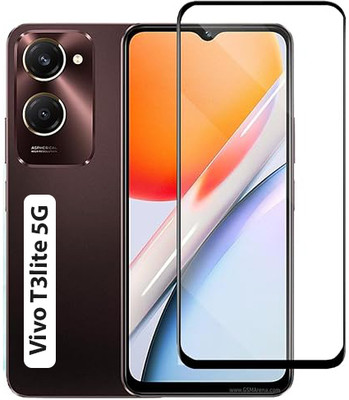 iCopertina Edge To Edge Tempered Glass for Vivo T3 lite 5G(Pack of 1)