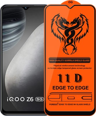 Forego Edge To Edge Tempered Glass for IQOO 6 5G(Pack of 1)