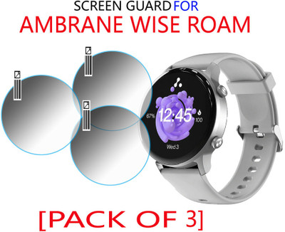 hirdesh Edge To Edge Tempered Glass for AMBRANE WISE ROAM(Pack of 3)