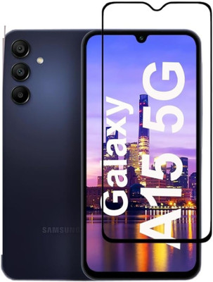 RCHJV Edge To Edge Tempered Glass for Samsung Galaxy A15 5G(Pack of 1)