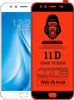 Laxdom Edge To Edge Tempered Glass for VIVO V5 PLUS(Pack of 1)