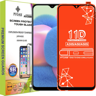 PFOAM Edge To Edge Tempered Glass for SAMSUNG GALAXY A50S(Pack of 1)