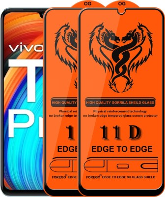 Forgive Edge To Edge Tempered Glass for Vivo T1 Pro 5G(Pack of 2)