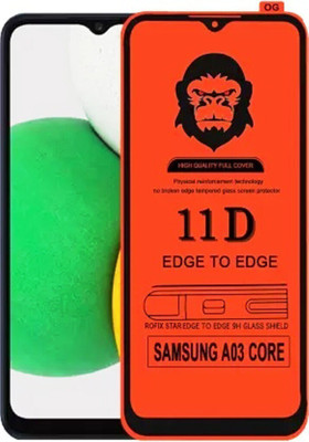 9H Edge To Edge Tempered Glass for SAMSUNG GALAXY A03 CORE (HD+&OG)_9H(Pack of 1)