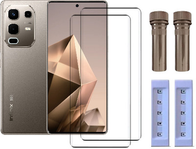 crixus Edge To Edge Tempered Glass for Infinix Note 50s 5G+(Pack of 2)