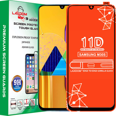 Laxdom Edge To Edge Tempered Glass for SAMSUNG GALAXY M30S(Pack of 1)