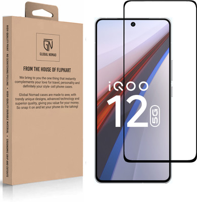GLOBAL NOMAD Edge To Edge Tempered Glass for IQOO 12 5G(Pack of 1)