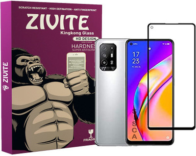 ZIVITE Edge To Edge Tempered Glass for Oppo F19 Pro Plus(Pack of 1)