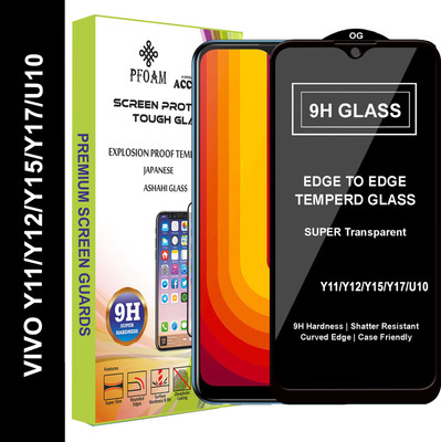 PFOAM Edge To Edge Tempered Glass for VIVO Y11(Pack of 1)