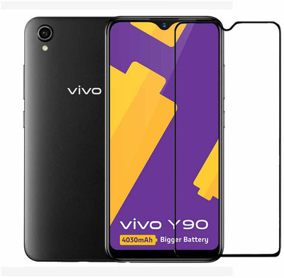 Expromium Edge To Edge Tempered Glass for Vivo Y90(Pack of 1)
