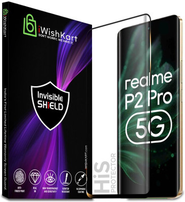 iWishKart Edge To Edge Tempered Glass for Realme P2 Pro 5G, Realme P2 Pro, P2Pro, UV Military grade Edge to Edge gorilla glass with UV Kit ( UV light, Glue, Wet & Dry Wipes )(Pack of 1)