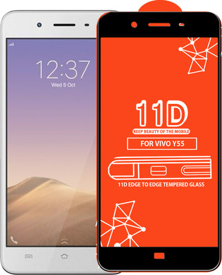 Roxel Edge To Edge Tempered Glass for VIVO Y55(Pack of 1)
