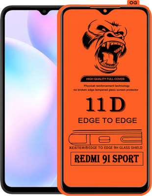 PFOAM Edge To Edge Tempered Glass for REDMI 9I SPORT(Pack of 1)