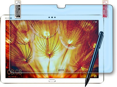 SOMTONE Edge To Edge Tempered Glass for Huawei MediaPad M5 Lite Tablet (10.1 inch) Front Antiblue Screen Protector(Pack of 1)