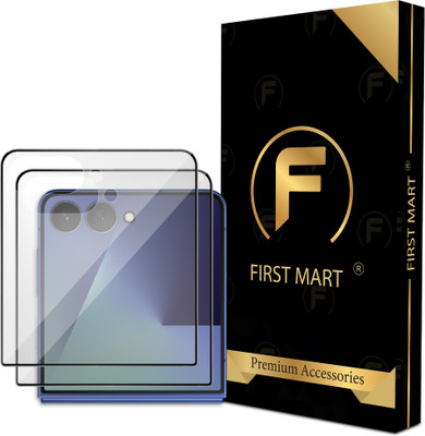 FIRST MART Edge To Edge Tempered Glass for Samsung Galaxy Z Flip 7 5G, Samsung Z Flip7(Pack of 2)