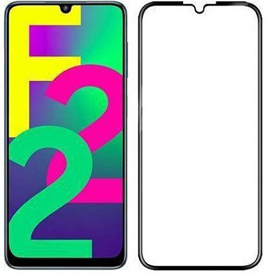 O2MG Edge To Edge Tempered Glass for SAMSUNG Galaxy F22, SAMSUNG F22(Pack of 1)