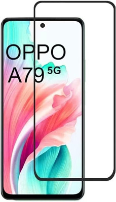 COVJ Edge To Edge Tempered Glass for OPPO A79 5G(Pack of 1)
