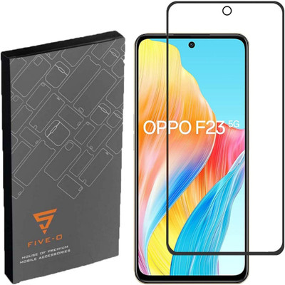 FIVE-O Edge To Edge Tempered Glass for Oppo _ F23 5G(Pack of 2)