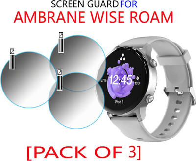 hirdesh Edge To Edge Tempered Glass for AMBRANE WISE ROAM(Pack of 3)