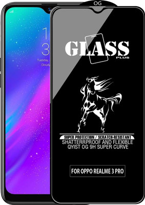 Qyist Edge To Edge Tempered Glass for REALME 3 PRO(Pack of 1)