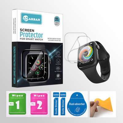 ARBAN Edge To Edge Tempered Glass for Hammer Pulse Ace 2.0 1.83 inch Smartwatch 2 PROTECTOR + 2 WIPES + 2 DUST REMOVAL STICKER + 1 WIPER(Pack of 2)