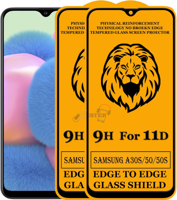 Xester Edge To Edge Tempered Glass for Samsung Galaxy A30s(Pack of 2)
