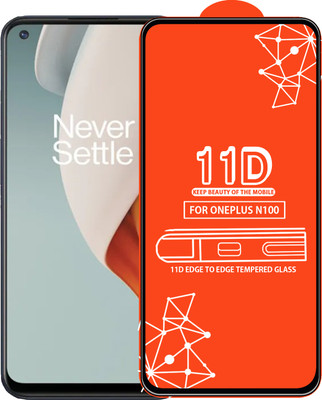 Qyist Edge To Edge Tempered Glass for Oneplus N100(Pack of 1)