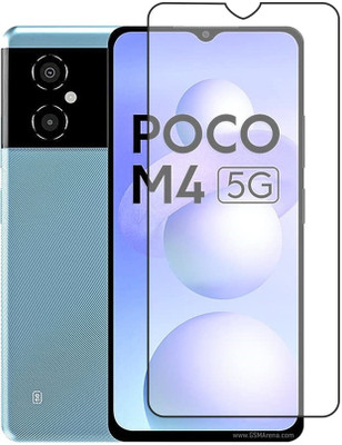 ChutPutMart Edge To Edge Tempered Glass for Poco M4 5G(Pack of 1)