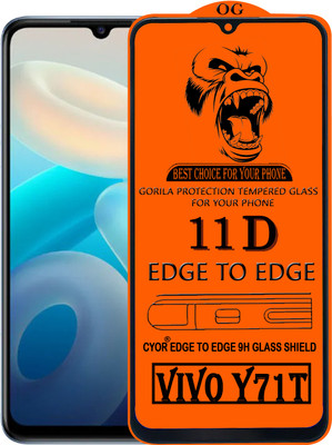 CYOR Edge To Edge Tempered Glass for VIVO Y71T(Pack of 1)
