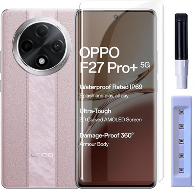 OneTech Edge To Edge Tempered Glass for Oppo F27 Pro 5G / F27 Pro+ Plus 5G 9H Hardness, Premium UV Screen Protector(Pack of 1)